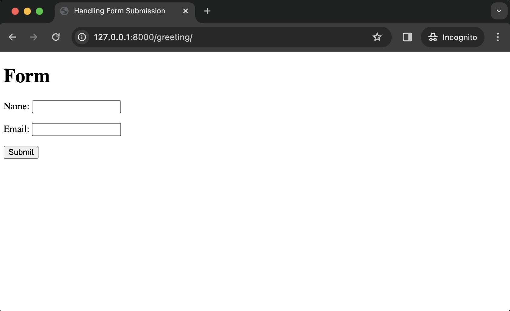 Postman create user