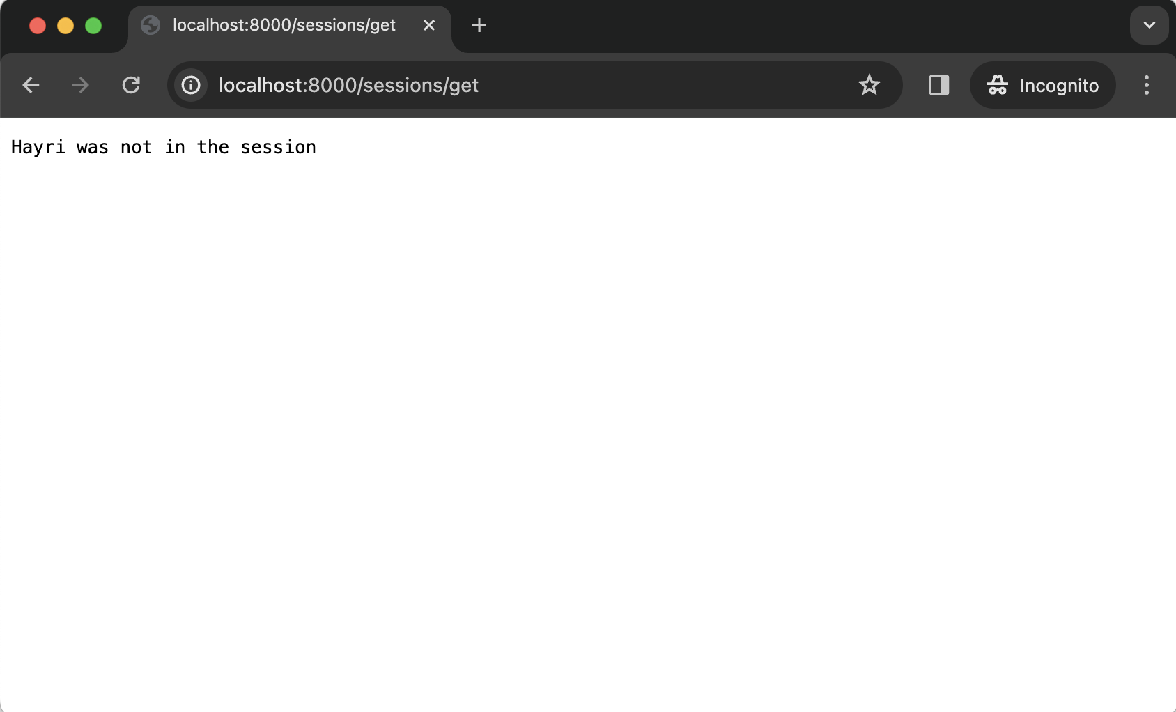 Removing the session
